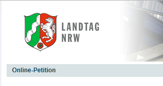 Online Petition Landtag NRW
